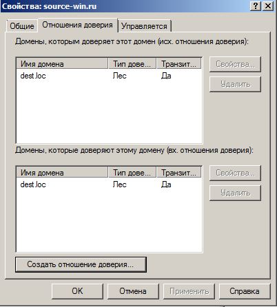 Доверительные отношения между доменами