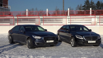 Genesis G90 или Mercedes S-класса? Тест и видео