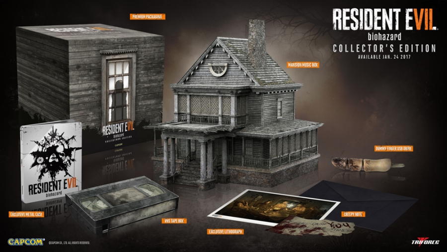 Коллекционное издание Resident Evil 7 в GameStop