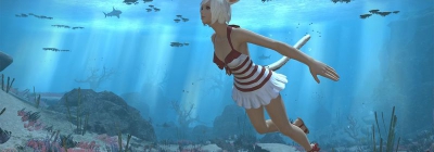 Новые скриншоты Final Fantasy XIV: Stormblood — Красный Маг, плавание и другое