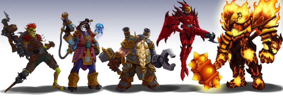 Мэшап скинов Overwatch по играм Blizzard