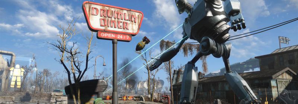 Стальной гигант идеально вписывается в Fallout 4