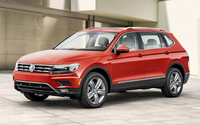 На автосалоне в Детройте представлен удлиненный Volkswagen Tiguan