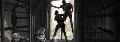 Фичуретка Rogue One с K-2SO