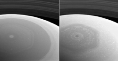 Cassini прислал первые снимки с новой орбиты Сатурна