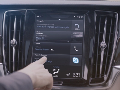 Volvo установил Skype в автомобили 90-ой серии