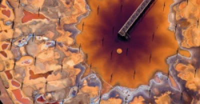 Фотофакт: опасная красота нефтяных разливов и промышленных отходов