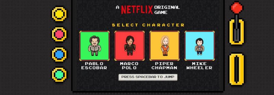 Flix Arcade — раннер по мотивам сериалов Netflix