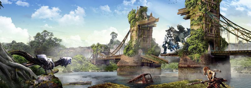 Как бы выглядели города Британии в мире Horizon: Zero Dawn