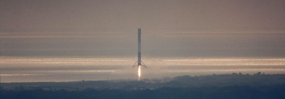Видео сегодняшней посадки ракеты SpaceX